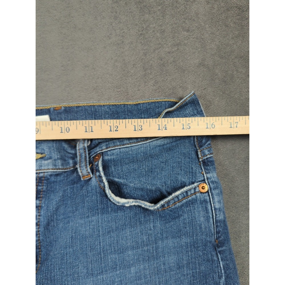 Lucky Brand Jeans Dungaree's Pueblo Bonito Red Label Blue Women 32 (32x31) - Picture 4 of 10